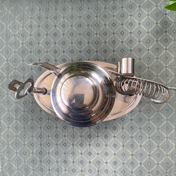 Pier 1 Imports Stainless Steel Cocktail Mixer Bar 6 piece Tool Set - Picture 6 of 11